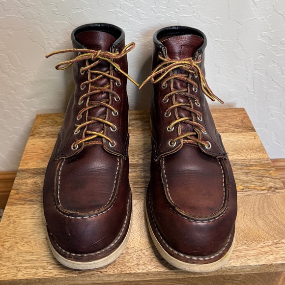 Red Wing 8138 Classic Moc Toe Boot Men’s 9.5 D Made In USA + FREE Bonus - Picture 3 of 6